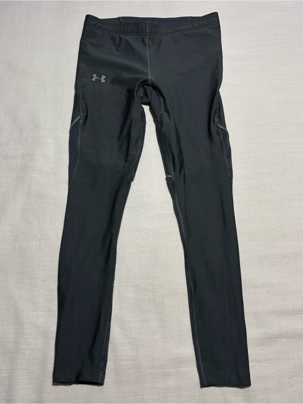 Men’s Under Armour UA Mileage Running Compression Tights | Gray | Size Medium